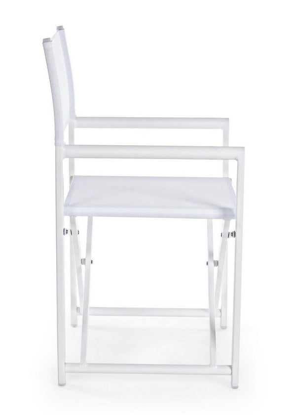 Andrea bizzotto Taylor sedia regista pieghevole bianco 0662083