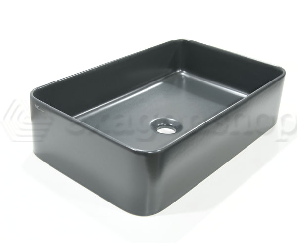 Lavabo 55x36 Rettangolare seconda scelta Basalto Matt Semplice 001481049 Nic