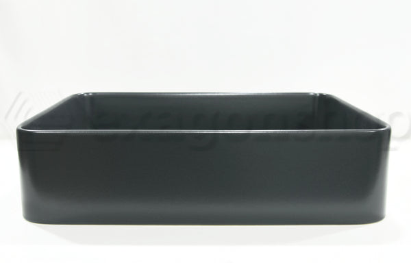 Lavabo 55x36 Rettangolare seconda scelta Basalto Matt Semplice 001481049 Nic