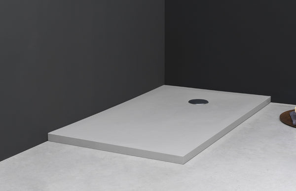 Plaid Piatto Doccia 80x120x3 in Ecobiosolid Bianco Matt