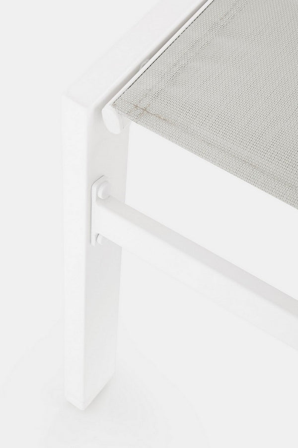 Andrea Bizzotto Hilde Lettino Sdraio Alto con Ruote Cloud Bianco 0662914