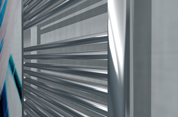Lazzarini Radiatore Scaldasalviette Dritto Termoarredo Bolzano 1188x500 mm 345 w in acciaio cromo