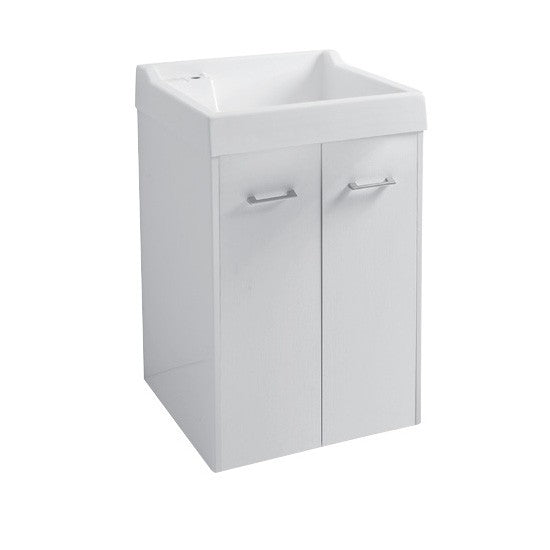 Colavene Domestica On Mobile Lavatoio Con Vasca Lavapanni In Abs E Alloggio Lavatrice Nascosto 73x67,5x109h Cm Bianco