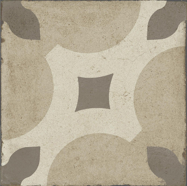 Pavimento rivestimento 20x20 decoro in gres porcellanato 10 mm Mix Ambra Ceramiche Ragno Ottocento 00RFFW24