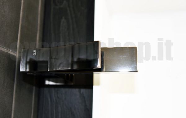Rettangolo K 53001 Gessi Miscelatore lavabo con piletta black metal PVD 706