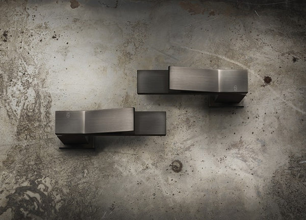 Rettangolo K 53002 Gessi Miscelatore Monocomando Lavabo black metal brushed 707