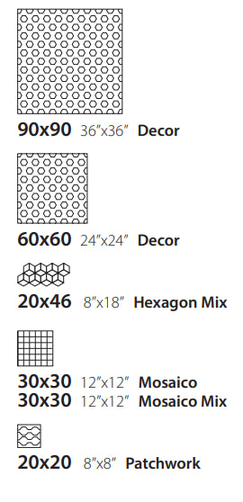 Pavimento rivestimento 20x20 Effetto Tessuto in Gres 10 mm Rettificato Patchwork Ceramica Sant Agostino Fineart CSAFIPCW20