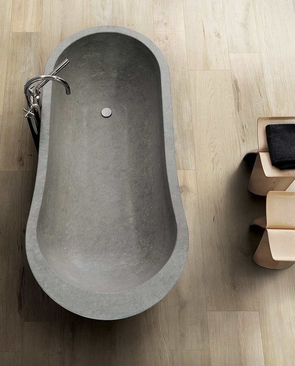 Pavimento 20x120 effetto parquet 10 mm rettificato in Gres Porcellanato Miele Planches De Rex Ceramica Artistica Rex by Florim