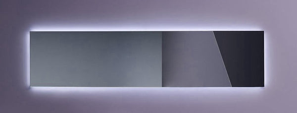 Antonio Lupi Apice50w135 Specchio 50x135 con illuminazione e Inserto Argentato