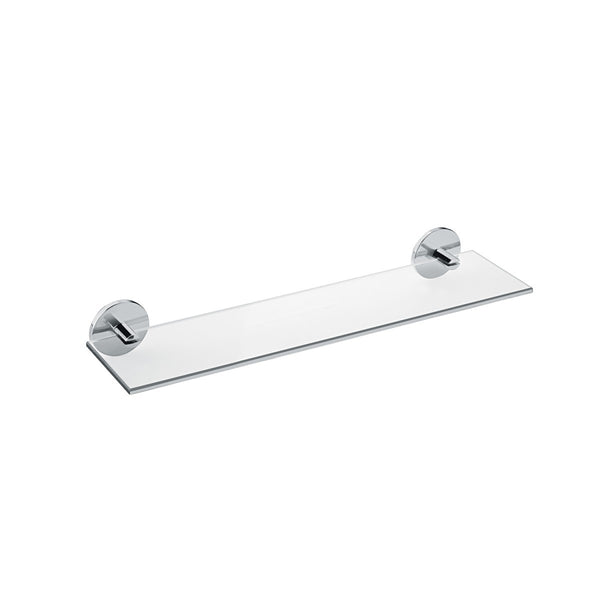 Mensola bagno 40 cm In Vetro Cromo Cosmic Duo Round 2620144