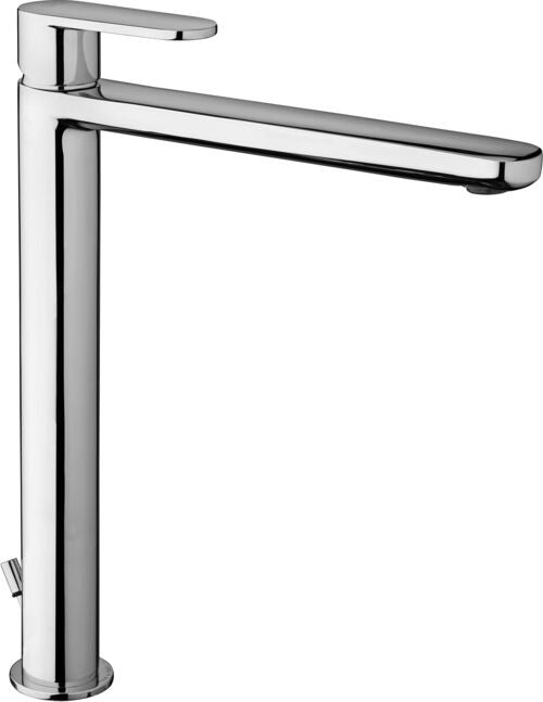 Paffoni Candy Ca081k Miscelatore Lavabo alto Prolungato Con, vista frontale su sfondo bianco