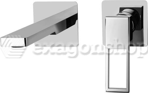 Paffoni Effe Ef104cr70 Miscelatore Lavabo Incasso 2 Fori, vista frontale su sfondo bianco