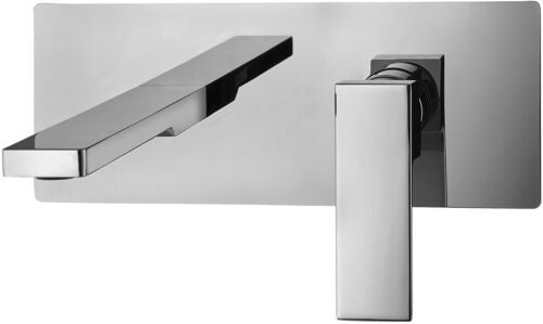 Paffoni Elle El104cr Miscelatore lavabo Incasso 2 Fori, vista frontale su sfondo bianco