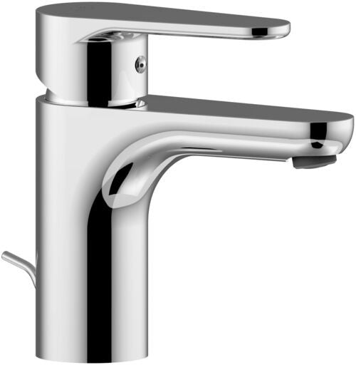 Paffoni Green Gr071 Miscelatore Lavabo Con Scarico Clic, vista frontale su sfondo bianco