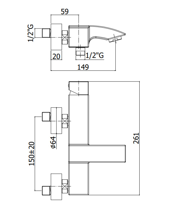 Paffoni Lea023st Miscelatore Vasca Con Set Doccetta Steel Looking Acciaio