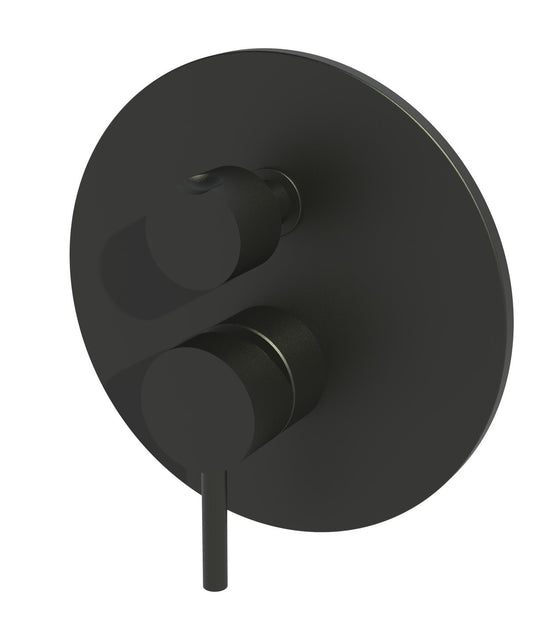 Paffoni Light Lig019no Miscelatore doccia Incasso 3 Uscite, dettaglio ravvicinato della finitura e del marchio