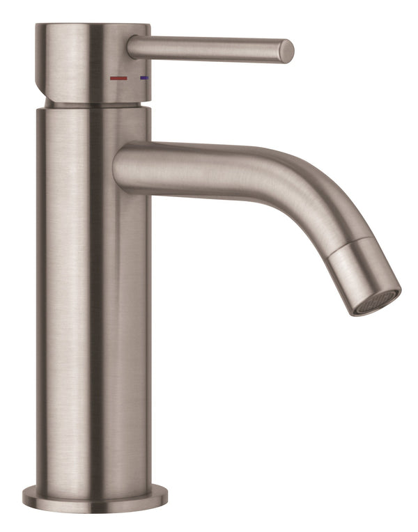 Paffoni Light Lig071ST Miscelatore Lavabo Senza Scarico Steel Looking acciaio