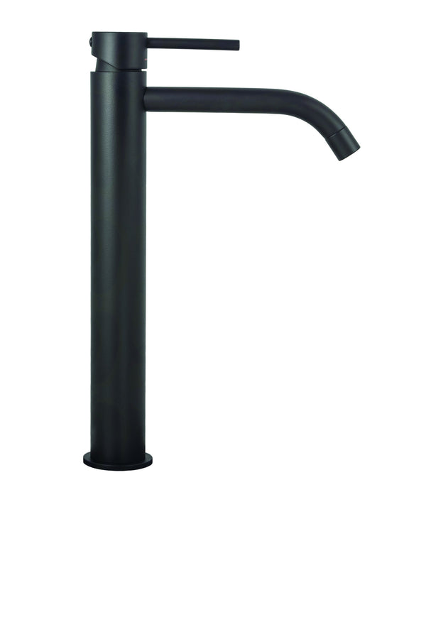 Paffoni Light Lig081no Miscelatore Lavabo Alto Senza Scarico Prolungato Nero Opaco
