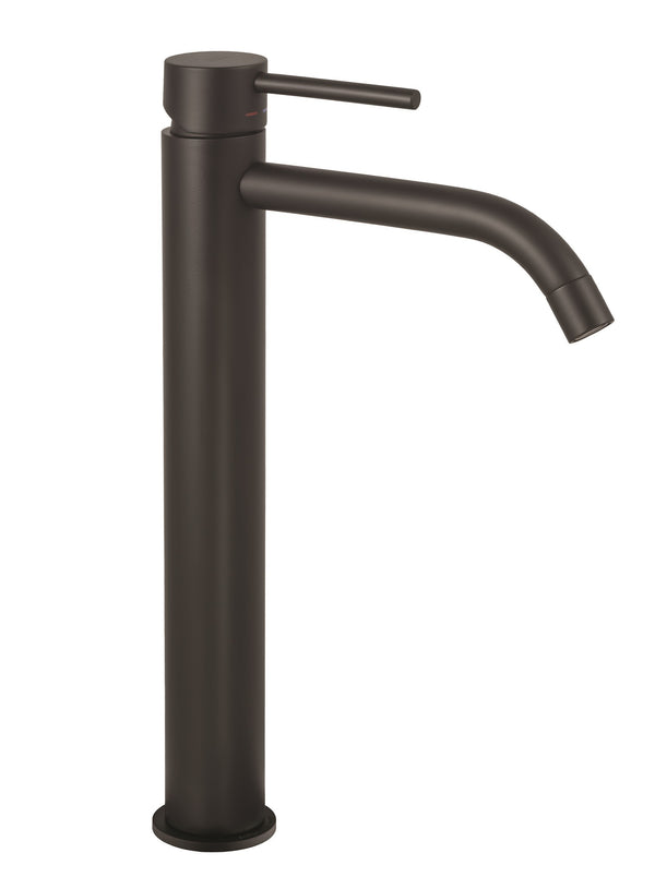 Paffoni Light Lig081no Miscelatore Lavabo Alto Senza Scarico Prolungato Nero Opaco