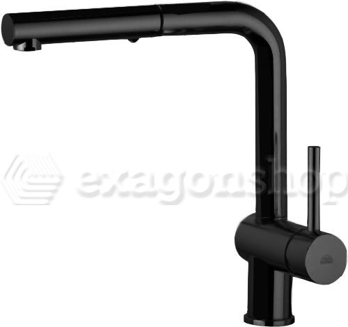 Paffoni Light Lig285no Miscelatore Lavello Doccetta, dettaglio della doccetta estraibile