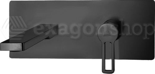 Paffoni Ringo Rin105no Miscelatore lavabo Incasso 2 Fori, vista frontale su sfondo bianco