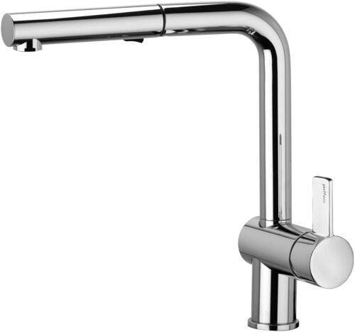 Paffoni Rock Miscelatore lavello orientabile doccia estraibile 2 getti cromo RO285