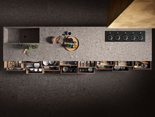 Cotto D'Este Pietra D'iseo 6plus Naturale Pavimento Rivestimento 120x120 Cm 6,5 Mm In Porcellanato Ceramico Sottile Ceppo