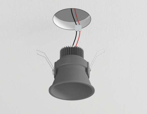 Antonio Lupi Zenitled Faretto 8 cm Da Incasso A Soffitto Nero