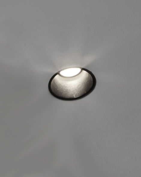 Antonio Lupi Zenitled Faretto 8 cm Da Incasso A Soffitto Nero