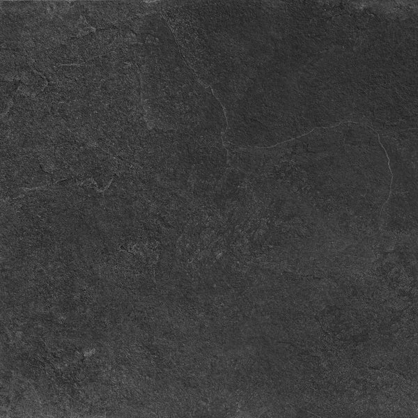 Pavimento Rivestimento 75x75 Rettificato Strutturato spessore 9,5 mm black Ragno Realstone Slate 00R61802