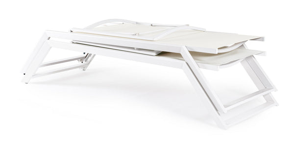 Andrea bizzotto Kaylan lettino sdraio con ruote bianco 0663315