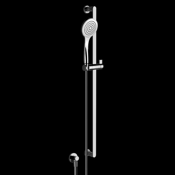 Asta doccia con saliscendi presa acqua doccetta anticalcare e flessibile 150 cm Cromo Gessi Emporio 47264