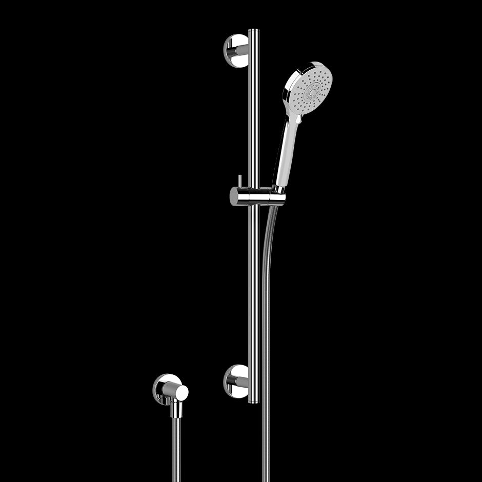 Asta saliscendi con doccetta anticalcare 3 getti flessibile 150 cm cromo gessi emporio 47310