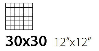 Mosaico 30x30 Cm Effetto Metallo In Gres Porcellanto Silver Ceramica Sant Agostino Oxidart CSAMOXSI30