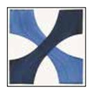 Ceramica Sant Agostino Vita Sole 03 Lucido Decoro 20x20 Cm