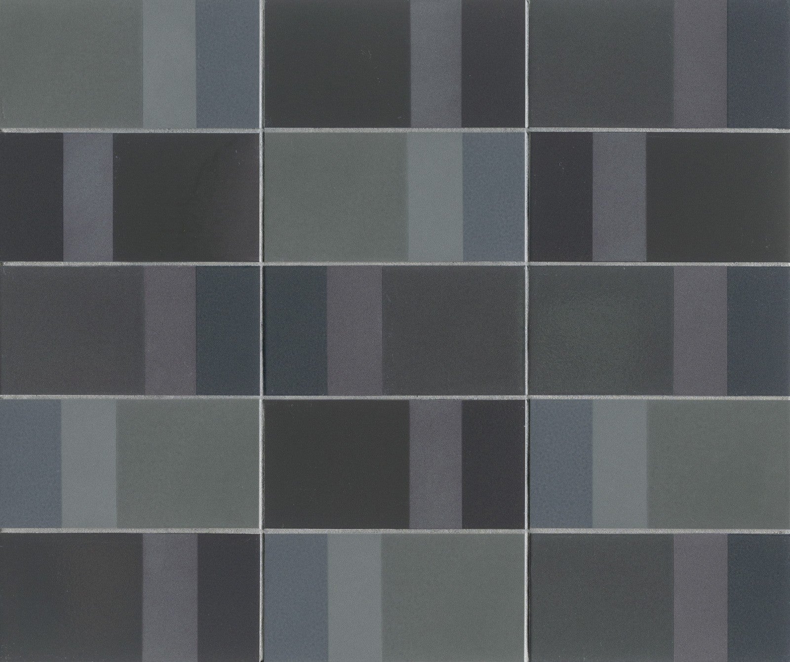 Mutina Diarama Piastrella Cm 9,4x18,7 Gres Porcellanato Smaltato Ash Dark