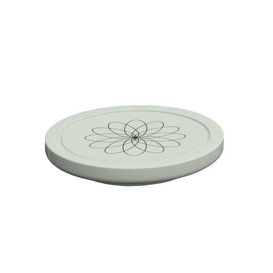 Porta saponetta Da Appoggio 13x13 Celadon Oro Equilibrium 776050C01 Cosmic