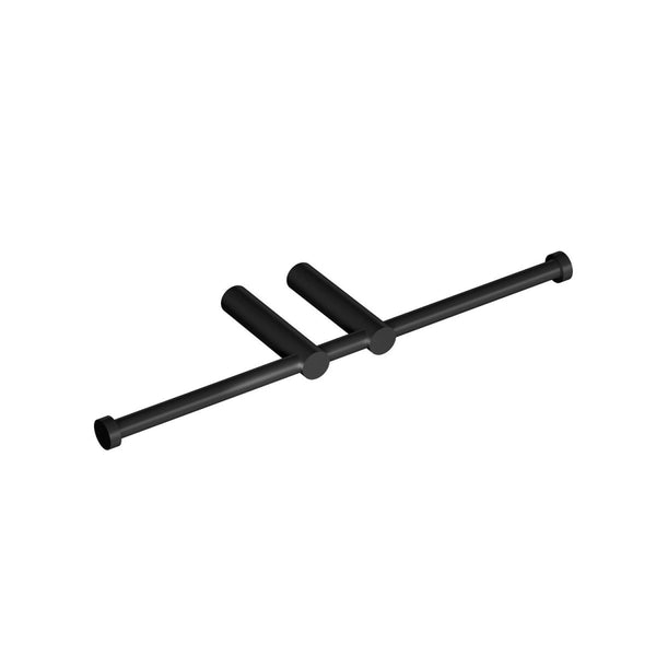 Portarotolo Doppio Senza Coperchio Nero Satinato Logic 2263657 Cosmic