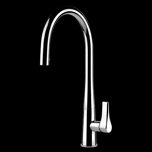 Miscelatore Cucina Monocomando Con Canna Girevole E Doccetta Estraibile Monogetto Cromo Proton 17153 Gessi