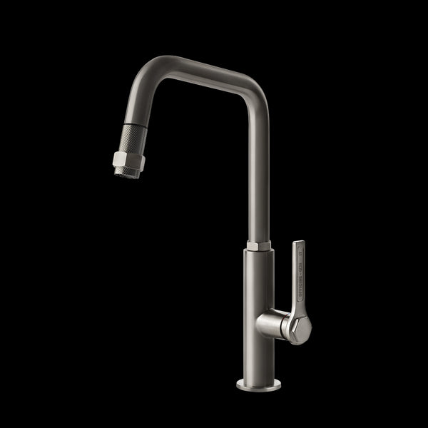 Miscelatore Cucina Monocomando Con Canna Girevole E Doccetta Estraibile Finox Officine 60053 Gessi