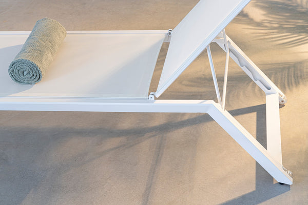 Andrea bizzotto Kaylan lettino sdraio con ruote bianco 0663315