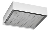 Antonio Lupi Soffione 35x35 A Soffitto Bianco E Acciaio