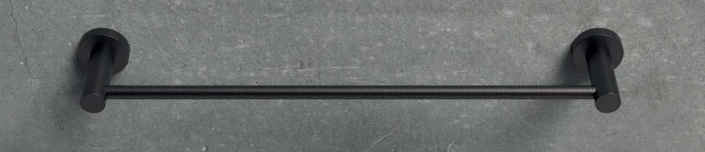 Colombo Plus w4910 Portasciugamani 48 cm Nero Opaco