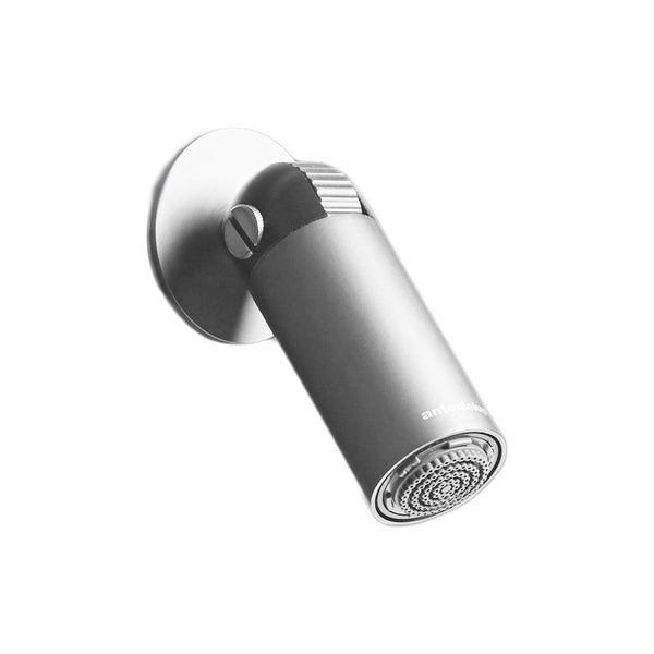 Antonio Lupi Miniazimut Soffione A Muro 5x8,7 Cm Con Regolazione Getto In Acciaio Aisi304 Satinato