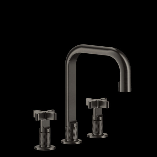 Gessi Inciso Gruppo Lavabo medio 3 Fori con scarico matte black xl 58113
