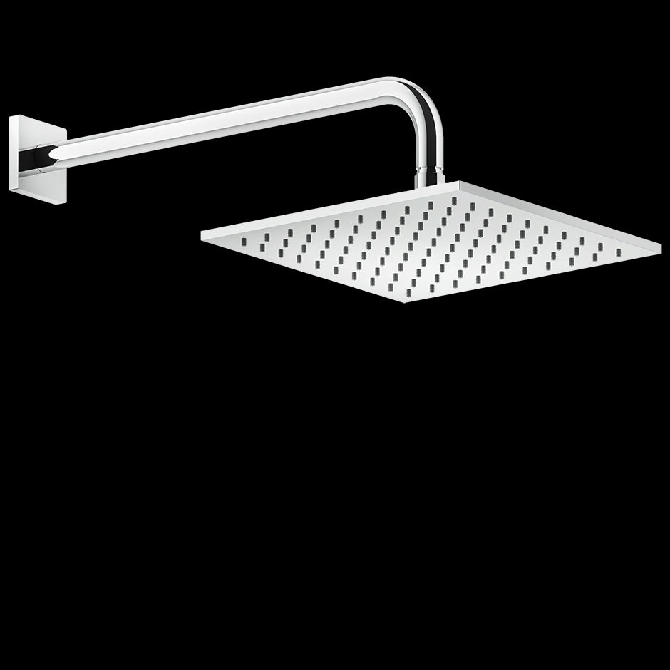 Gessi 59158 Rilievo Soffione 25x25 quadro braccio A Parete Cromo