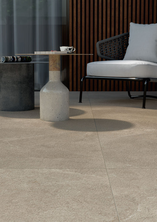 Cotto D'Este Kerlite Lithos 20 Mm Pavimento Rivestimento 90x90 Cm Bocciardata Rettif. Gres Porcellanato Super spessorato stone