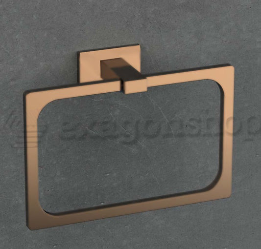 Colombo design look pvd b1631vm porta salviette ad anello vintage satinato