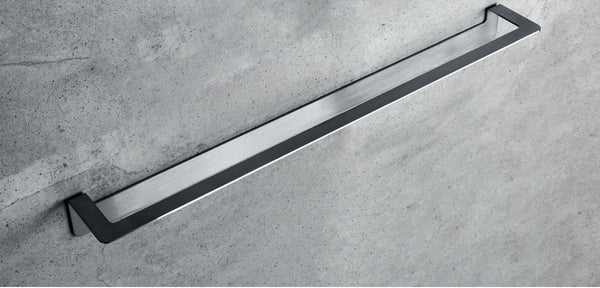 Colombo Design Over B7011vss Portasciugamani 60 cm Fissaggio A Fisher In Acciaio Satinato