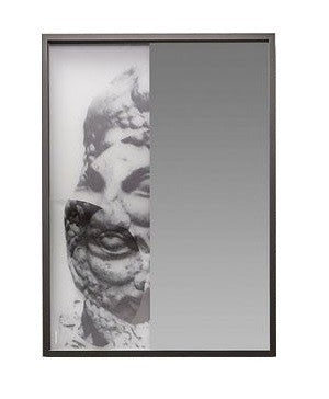 Antonio Lupi Collage353 Specchio 54x75 Con Cornice In Alluminio